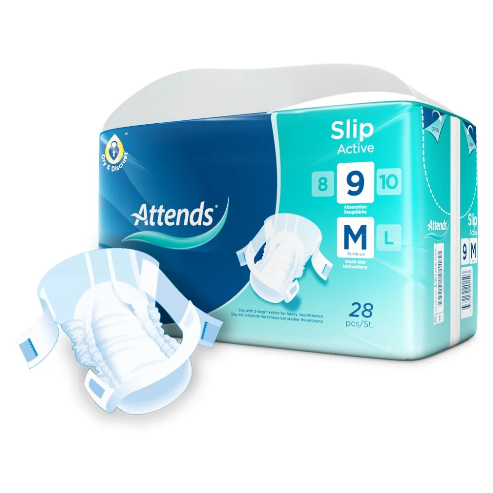 Attends Slip Active 9 All-In-One-Slips